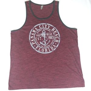 U.S. Apparel Panama City Beach Muscle Tank Sz 2XL